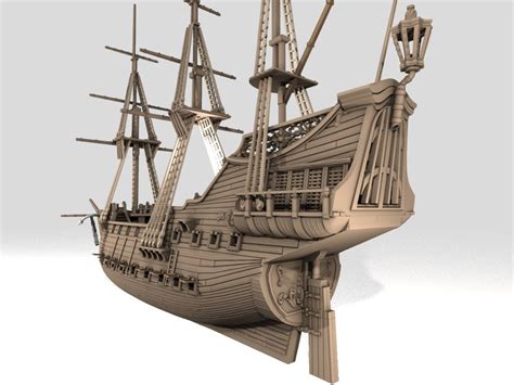 pirate ship stl.